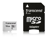 Transcend 16GB MicroSDXC/SDHC 300S Memory Card TS16GUSD300S-A