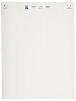 Brady LAT-29-747-10 0.65" Width x 0.2" Height, B-747 Permanent Polyester, Matte Finish White Lasertab Laser Printable Label (Pack of 10000)