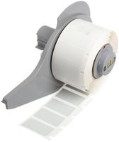 Brady M71-17-486 BradyBondz 1" Width x 0.5" Height Silver Color B-486 Ultra Aggressive Metalized Polyester Labels With Matte Finish For BMP71 Label Printer (500 Per Roll)