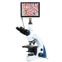 OMAX 40X-2000X Touchscreen Plan Infinity Trinocular Siedentopf LED Compound Biological Microscope
