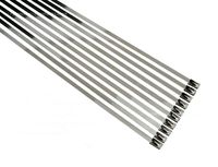 3/16" Stainless Steel Self-Locking Ball Lock Cable Ties (25, 46 Inch)