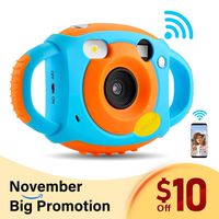 AMKOV Kids Camera Digital Camera for Kids Digital Video Camera 1.77 HD Color Screen 5 MP Beautiful Camera for Kids