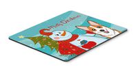 Caroline's Treasures BB1874MP Snowman with Red Corgi Mouse Pad, Hot Pad or Trivet, Large, Multicolor