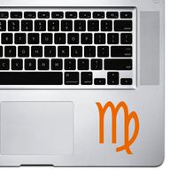 StickAny Palm Series Virgo Sticker for MacBook Pro, Chromebook, and Laptops (Orange)