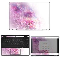 decalrus - Protective Decal Floral Skin Sticker for Acer ChromeBook Spin 11 R751TN / CP511 / R751T (11.6" Screen) case Cover wrap ACchromebookSpin11-110
