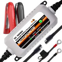 MOTOPOWER MP00205B 12V 1000mA Automatic Battery Charger Maintainer