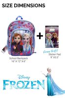 Frozen 2 16" Backpack with 1 Lower Front Pocket