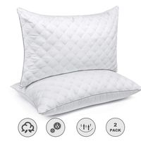 Bed Pillows for Sleeping(2-Pack) Luxury Hotel Collection Gel Pillow Good for Side and Back Sleeper & Hypoallergenic-Standard Size