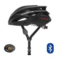 Coros Omni Smart Cycling Helmet w/Bone Conduction Audio, LED Tail Lights, SOS Alert Removable Visor | Adjustable Sizing | Connects via Bluetooth Music, Calls Navigation
