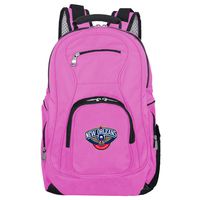 NBA New Orleans Pelicans Voyager Laptop Backpack, 19-inches, Pink