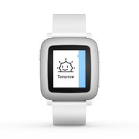 pebble Time Smartwatch White