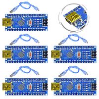 Nano V3.0 ATmega328 Board, Aideepen 5PCS Nano V3.0 Mini USB ATmega328P Module 5V 16M Micro-Controller Welded Development Board with USB Cable for Arduino