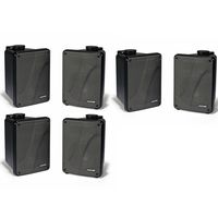 Kicker 11KB6000B Black Outdoor Speaker Bundle - 6 Speakers