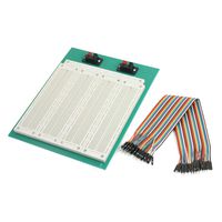 uxcell SYB-500 Solderless PCB Testing Breadboard w 40 Pin M/M Jumper Wire Kit