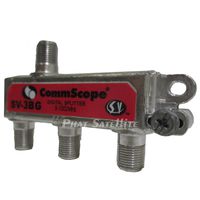 2 Piece SV-3G 3-Way Professional Grade 5-1002Mhz Corrosion Resistant Plating RG6 RG7 RG8 RG59 RG8 RG11 Coaxial Cable Digital Splitter for Charter Time Warner COX Comcast HDTV