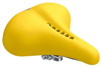 Schwinn Comfort Bike Saddle, Fashion Saddle, Foam, Yellow