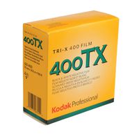 Kodak 106 7214 Tri-X 400TX Professional ISO 400, 35mm, Black and White Film 100-Feet Roll (Yellow)