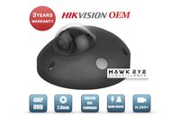 4MP PoE Security IP Camera - Mini Dome,Indoor and Outdoor,Wide Angle 2.8mm Lens,Built in Microphone, SD Card Slot Audio Alarm in/Out Compatible with Hikvision DS-2CD2543G0-IS English Version