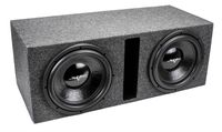 Skar Audio Dual 12" 1000W Dual 2 Ohm Loaded Vented Subwoofer Enclosure | IX12D2-2X12VENTED