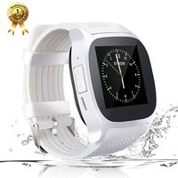 Smart Watch Bluetooth Smartwatch Unlocked cell Phone Watch with SIM TF Card Smart Wrist Watch with Camera Fitness Tracker Sports Watch for All Android Phones Samsung Huawei Men Women Kids (White)