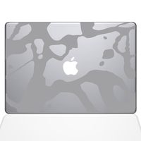 The Decal Guru 0165-MAC-15P-S Paint Splatter Blood Vinyl Sticker, 15" Macbook Pro (2015 & older), Silver