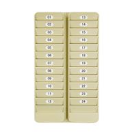 Pyramid 500-24 Badge Rack, 24 Pocket