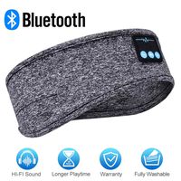 GREENEVER Sleep Headphones, Bluetooth Sleep Headphones,Headband Headphones Sleep Mask with Built -in Speakers, Wireless Music Sport Noise Canceling (Gray)