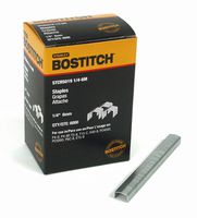 BOSTITCH Crown Staples, Heavy-Duty, 1/4-Inch x 7/16-Inch, 6000-Pack (STCR50191/4-6M)