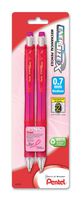 Pentel EnerGize-x Mechanical Pencil, 0.7mm, 2 Pack, Pink Barrels (PL107BP2P-BC)