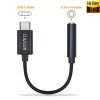 USB C Audio Adapter for Samsung Galaxy Note 10/Note 10+ 5G, Fold, Tab S6, Type C to 3.5mm Headphone Jack Adapter Dongle Compatible for 2018 iPad Pro, Google Pixel 4 3 2 XL, Sony Xperia XZ5 XZ3, Black