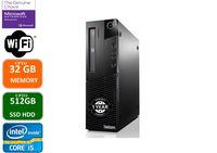 Lenovo ThinkCentre M93P SFF Business Desktop Computer, Intel Dual-Core i5-4570 Processor up to 3.60 GHz, 16GB RAM, 256GB SSD, WiFi, Windows 10 Pro (Renewed)