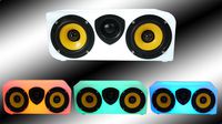 Rockville RPB40 40 Watt Dual 3" Portable Bluetooth Speaker w/Cool Illumination