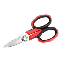 ARES 70105-5 1/2-Inch Multi-Purpose Heavy Duty Shears - Finely Serrated High Carbon Stainless Steel Blades - Cuts Wire, Insulation, Soft Cable and More