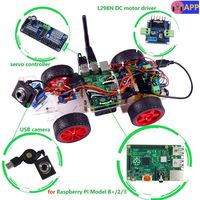 SunFounder Raspberry Pi Smart Video Robot Car Kit (RPiCar3MM)