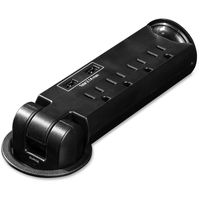 Lorell 4-Outlet Desktop USB Charger Power Strip