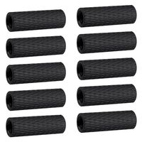 Hobbypark Aluminum M3x15mm Standoff Spacer Female-Female Round Column for RC Drone Parts DIY Black (Set of 10)