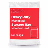 Linenspa Heavy Mattress Storage Bag with Double Adhesive Closure, Queen, Heaviest-Duty