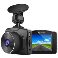 Byakov Upgraded Dash Cam 2 Inch LCD Screen 1080P Full HD Dash Camera for Cars with G-Sensor, WDR, Loop Recording, 170°Wide Angle, Night Vision, Motion Detection