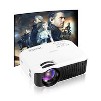 Projector, Mini Projector, Portable Projector 2400 Lumens Projector Video Projector 1080P HDMI/VGA/USB/AV PC/Mac/TV/DVD/iPhone/iPad/Home Theater/Outdoor/Video Games
