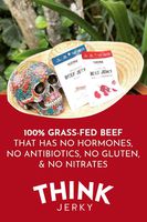 Sweet Chipotle Beef Jerky by Think Jerky - Delicious Chef Crafted Jerky - Grass-Fed Beef Free of Gluten, Antibiotics and Nitrates - Healthy Protein Snack Low in Calories and Fat - 1 Ounce (12 Pack)