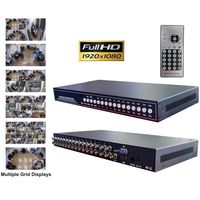 CCTV Camera Pros VM-HD16 16ch HD CCTV Multiplexer | Analog AHD HDCVI HD-TVI Video Processor | BNC VGA HDMI Output