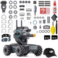 DJI RoboMaster S1 Educational Robot - USB Card Reader - Memory Card Wallet - DJI Baseball Cap - 16GB MicroSD x2