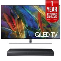 Samsung QN55Q7F 55" 4K UHD HDR QLED Smart TV with UBD-M9500 4K Ultra HD Blu-ray Player