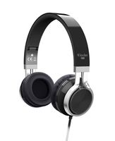Elecder i39 Headphones with Microphone Foldable Lightweight Adjustable On Ear Headsets with 3.5mm Jack for iPad Cellphones Computer MP3/4 Kindle Airplane School Dark Black