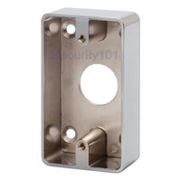 ZOTER Door Exit Button Switch Durable Metal Box Back Mounted Rectangular