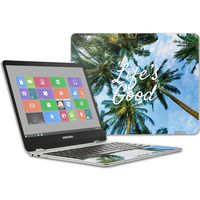 MightySkins Skin Compatible with Samsung Chromebook Plus 12.3"(2017 - Lifes Good | Protective, Durable, and Unique Vinyl Decal wrap Cover | Easy to Apply, Remove, and Change Styles | Made in The USA