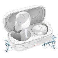 iLuv TB100 True Wireless Cordless in-Ear Bluetooth 5.0 Earbuds with Hands-Free Call Microphone, IPX6 Waterproof Protection, Deep Bass, High-Fidelity Sound; Includes Compact Charging Case & 3 Ear Tips