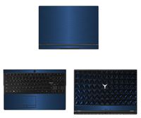 decalrus - Protective Decal for Lenovo Legion Y530 (15.6" Screen) Laptop Blue Texture Brushed Aluminum Skin case Cover wrap BAlenovoLegionY530Blue