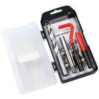 Highking Tool Thread Repair Kit, M14 x 1.25 mm Metric Thread Repair Insert Kit Compatible Hand Tool Set for Auto Repairing (M14X1.25)