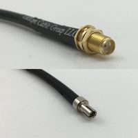 12 inch RGU178 SMA FEMALE to TS-9 MALE Pigtail Jumper RF coaxial cable 50ohm High Quality Quick USA Shipping